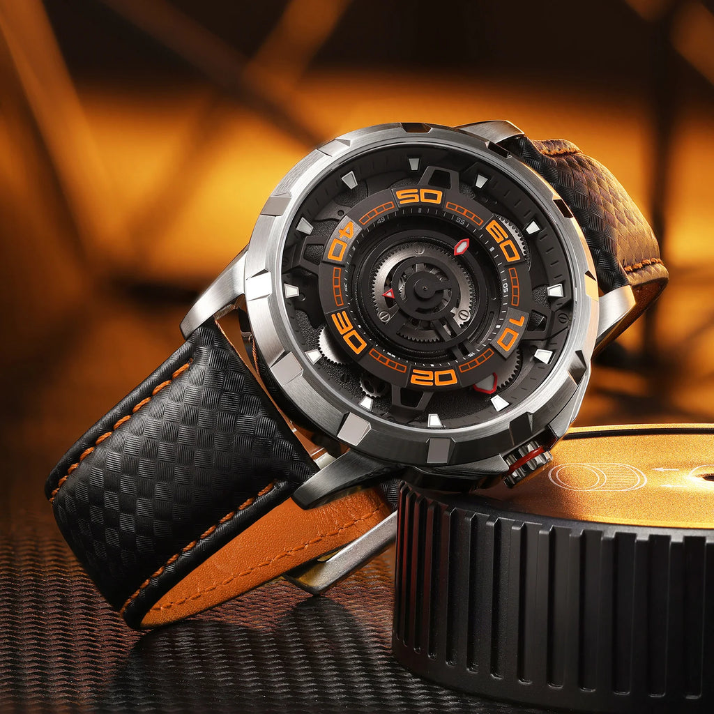 BERNY Automatic Skeleton Watch – MIYOTA 82S0, 3D Dial, Sapphire, 5ATM