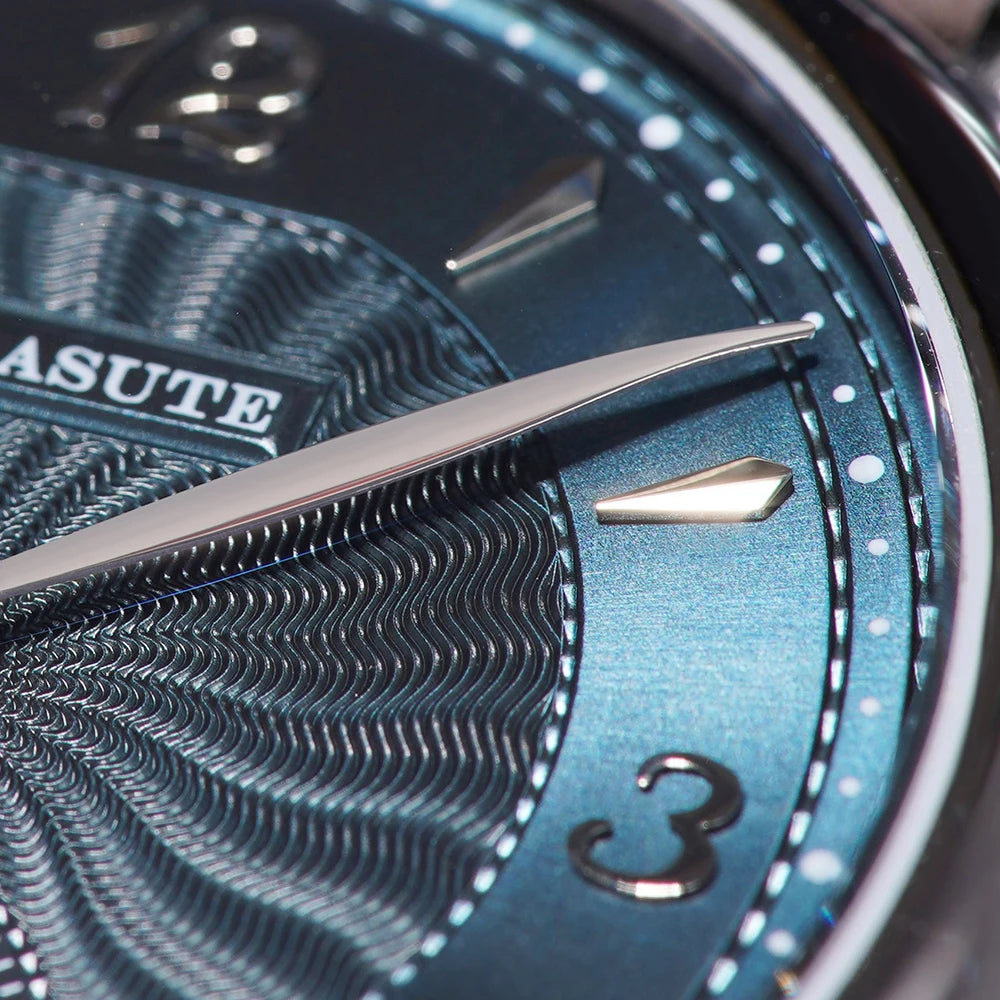 FARASUTE Retro 37mm Manual Swiss SW261 Mechanical Movement Watch For Men Casual 5Bar Waterproof Sapphire Wristwatch Reloj Hombre