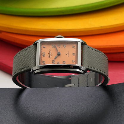 MERKUR NH05 Rectangle Retro Automatic Watch – Sapphire, NH05 Movement