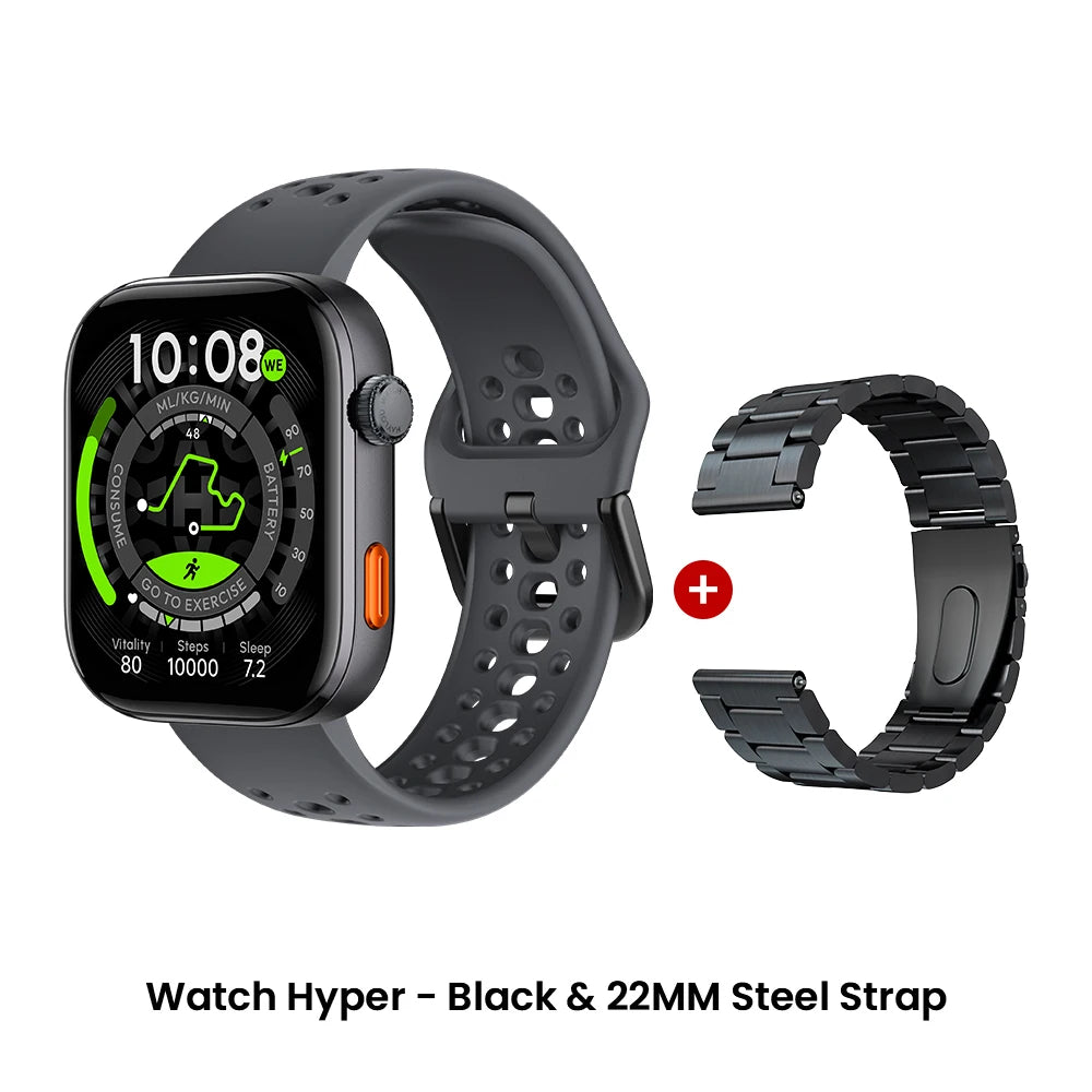 HAYLOU Watch Hyper | 1.97" AMOLED Dual-Band GPS Smartwatch