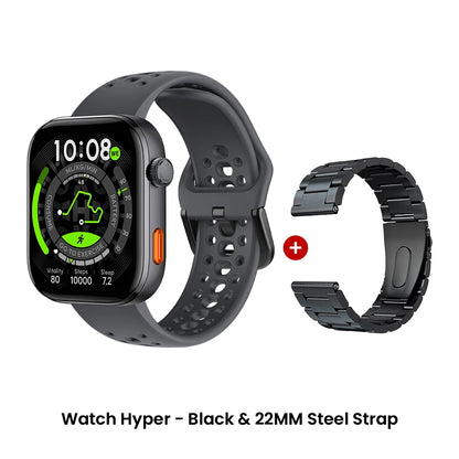 HAYLOU Watch Hyper | 1.97" AMOLED Dual-Band GPS Smartwatch