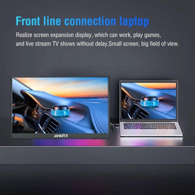 Anmite 16" Portable Touch Monitor – 1200P HDR, 16:10
