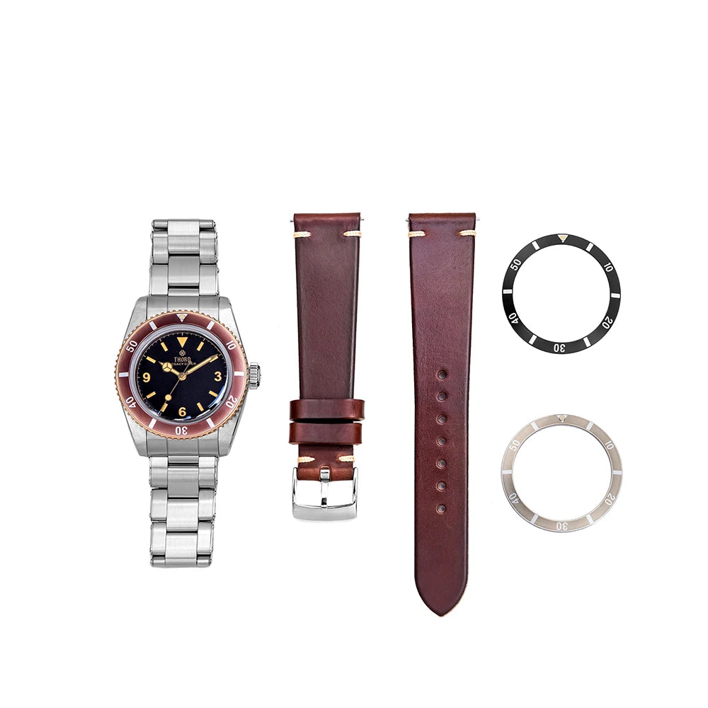 Thorn T028 Bronze Dive Watch – PT5000 Automatic, 20 Bar, Sapphire, 37mm