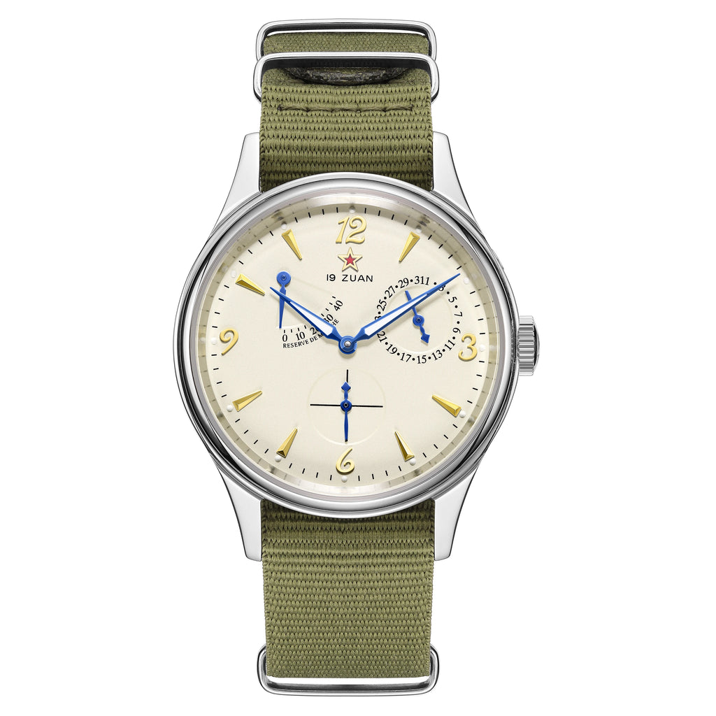 New 1963 40mm Mens Pilot Automatic Mechanical Watch Seagull ST17 Sapphire Crystal Waterproof Retro Style