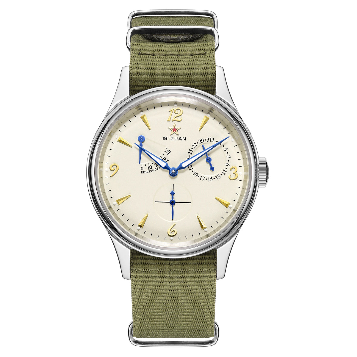 TIME TOKEN Retro Pilot Automatic Watch – ST1780 Movement, 40mm, Sapphire