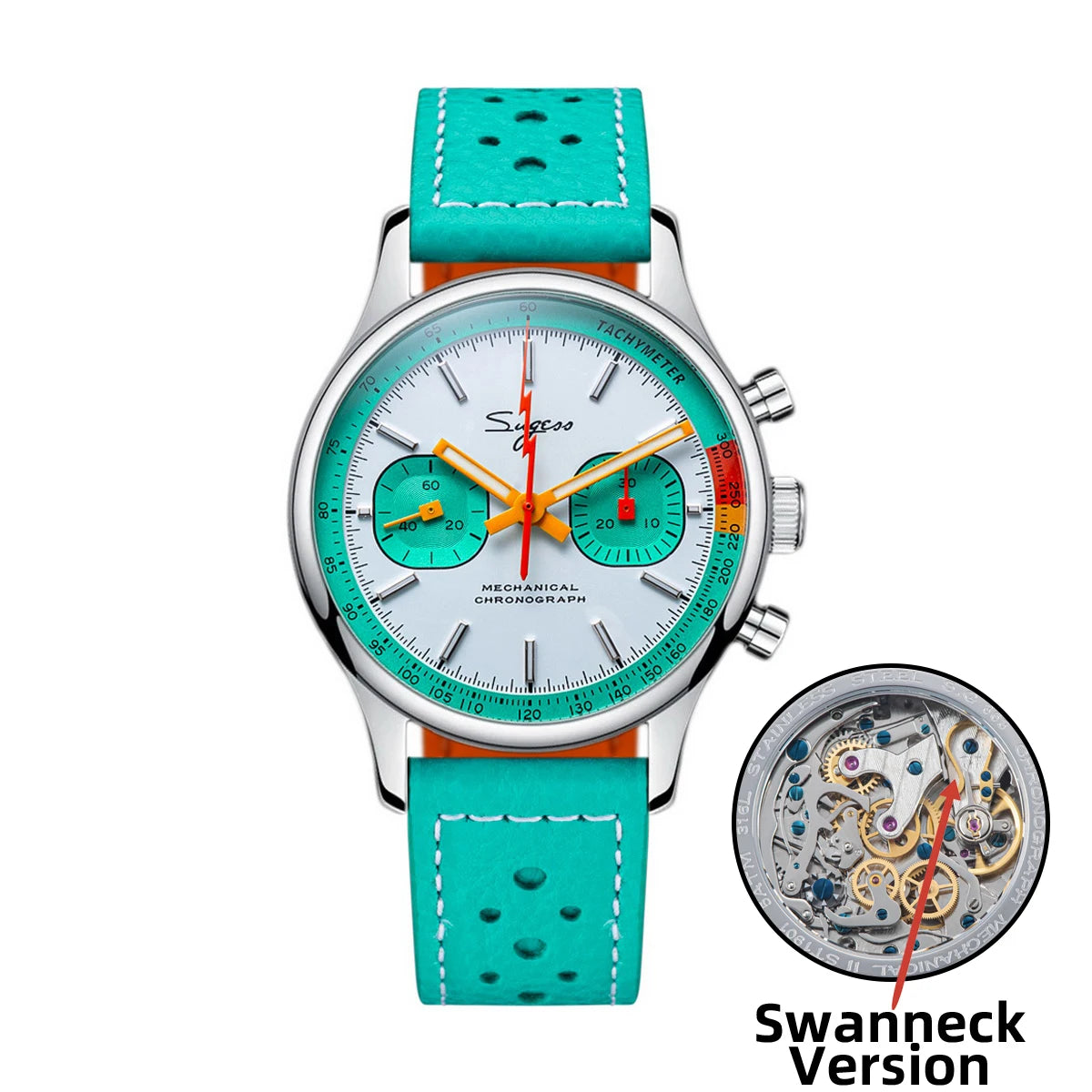 Sugess Pilot Chronograph Watch – ST19 Swanneck Movement