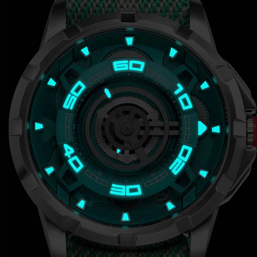 BERNY Automatic Skeleton Watch – MIYOTA 82S0, Sapphire, 5ATM, 3D Dial
