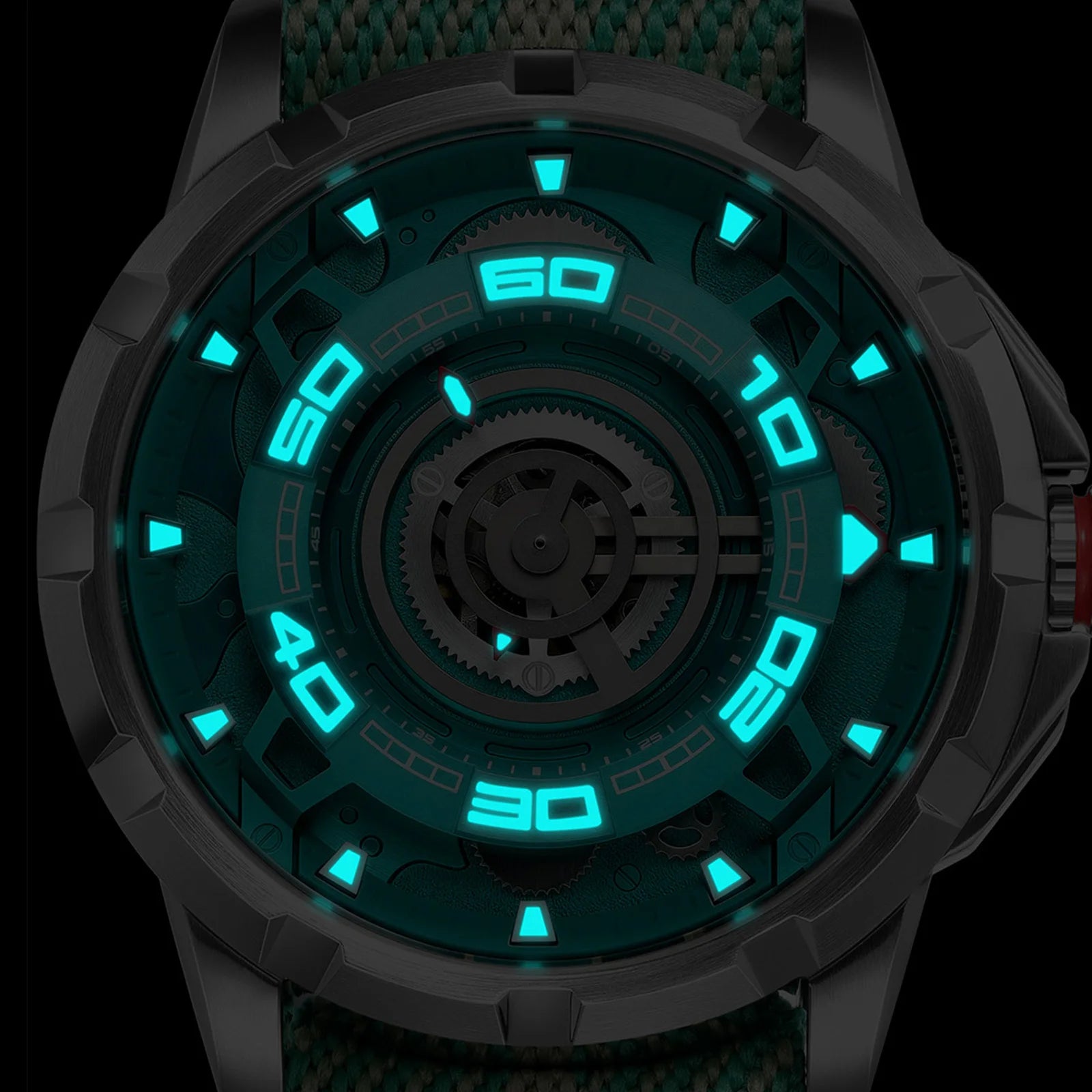 BERNY Automatic Skeleton Watch – MIYOTA 82S0, Sapphire, 5ATM, 3D Dial