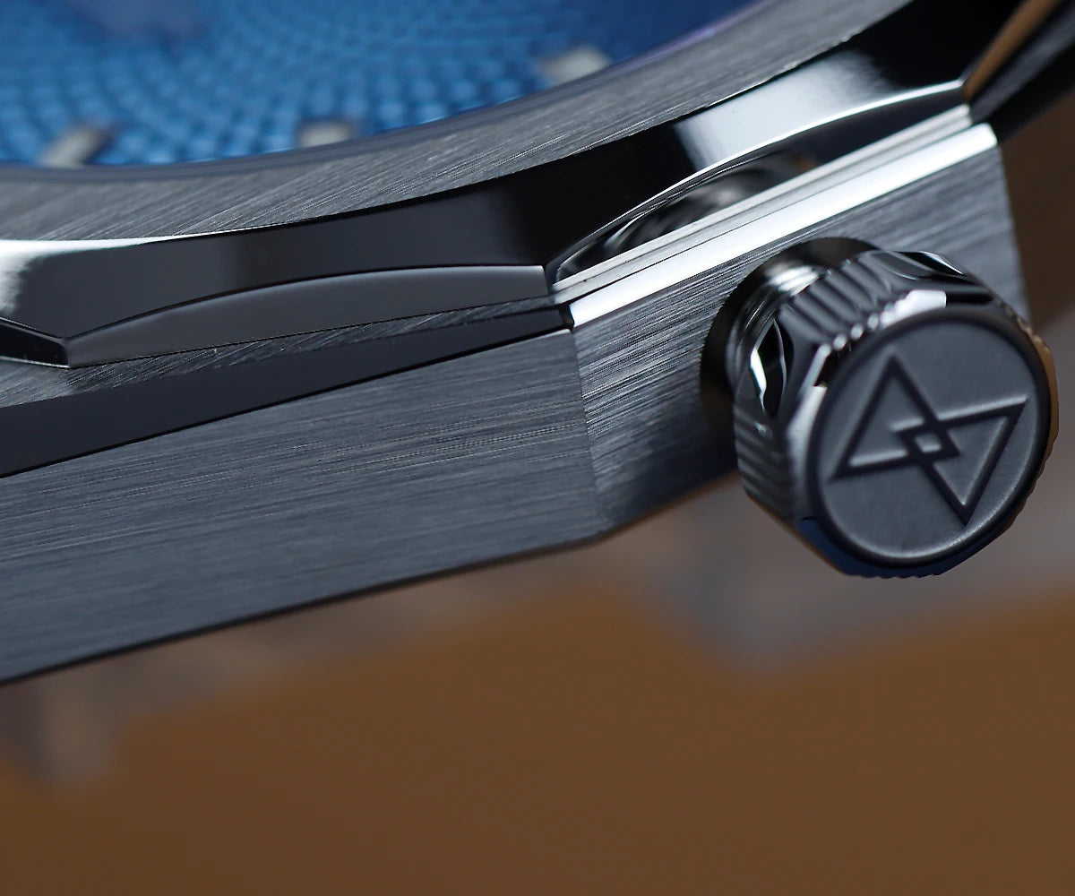 Cronos New Rhombus Perlage 39mm  Skeleton Dial PT5004 Miyota 90S5 See-through Caseback Men Automatic Wristwatches 10ATM Lumious