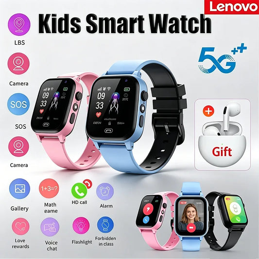 Lenovo Kids GPS Smart Watch | SOS Call & Camera