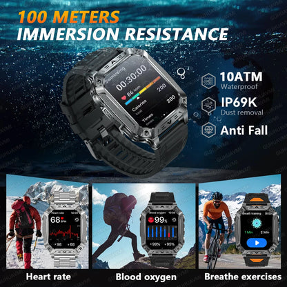 TANK Military GPS Smart Watch | AMOLED 10ATM