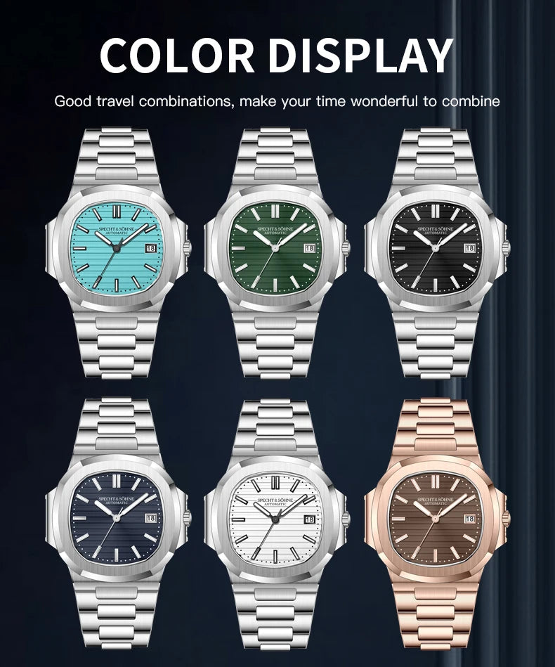 Specht & Söhne Classic Automatic Watch – Miyota 8215, Sapphire, 40mm