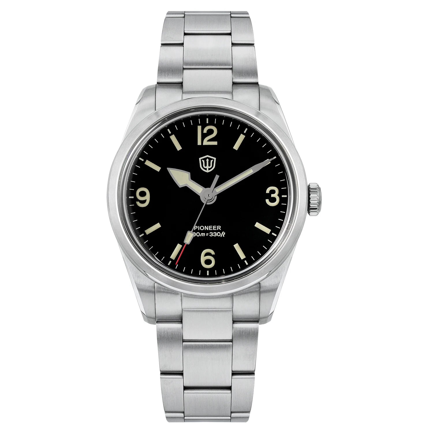Watchdives WD1960S V2 Watch VH31 Sweep Second Movement Stainless Steel Sapphire Crystal Business Wristwatch Vintage Watches