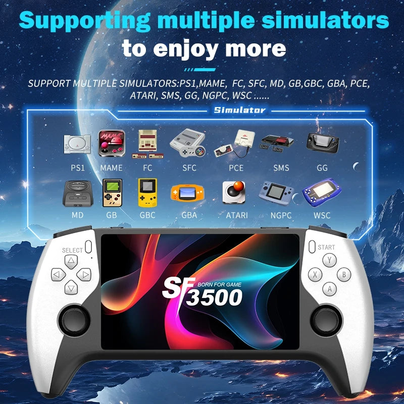 SF3500 Portable Game Console – 20,000+ Built-in Games