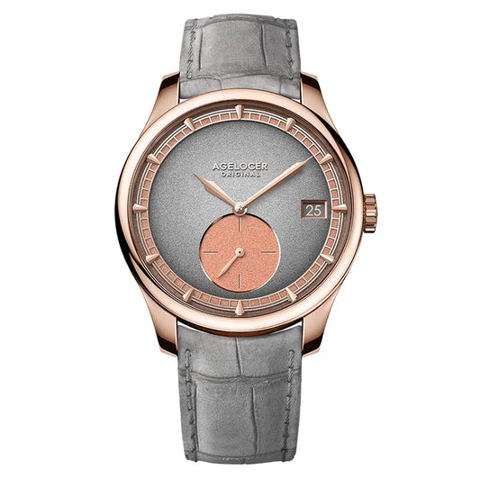 AGELOCER Petite Seconde Automatic Watch – In-House Movement, Luxury Men's Timepiece