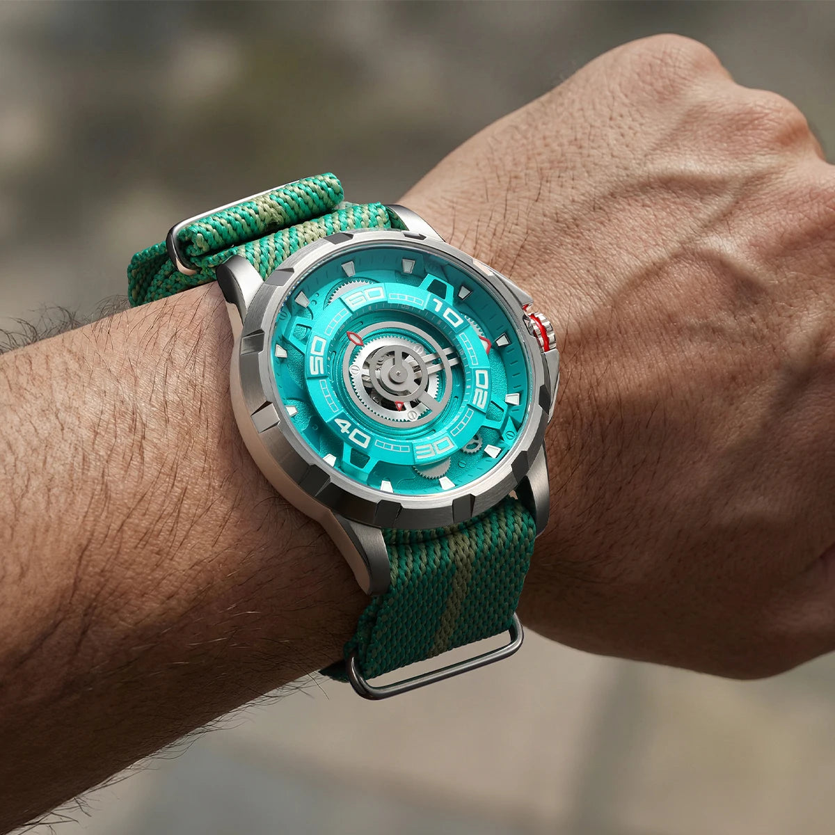 BERNY Automatic Skeleton Watch – MIYOTA 82S0, Sapphire, 5ATM, 3D Dial