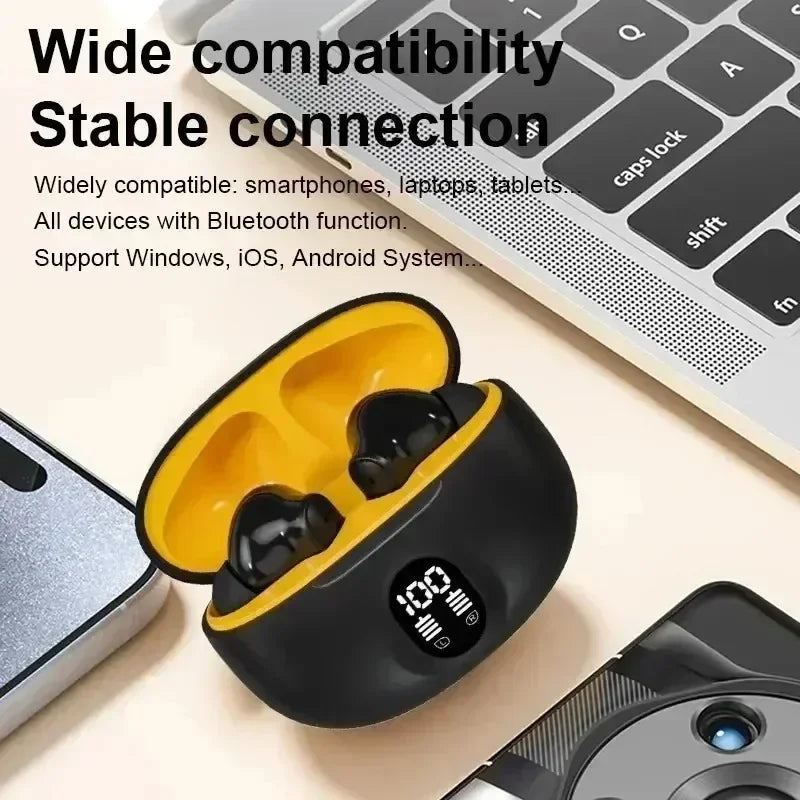 Wireless Earbuds 895B – BT 5.3, LED Display, Sport