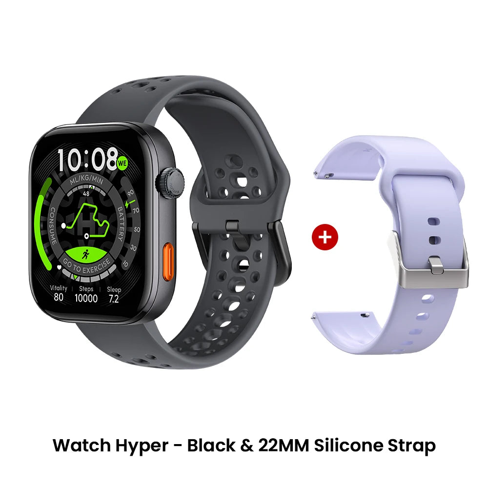 HAYLOU Watch Hyper | 1.97" AMOLED Dual-Band GPS Smartwatch
