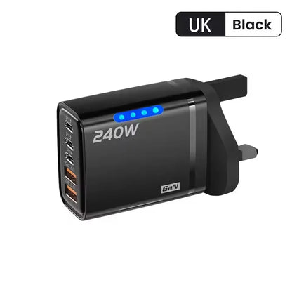 5-in-1 GaN Desktop Charger – 240W Fast Charging