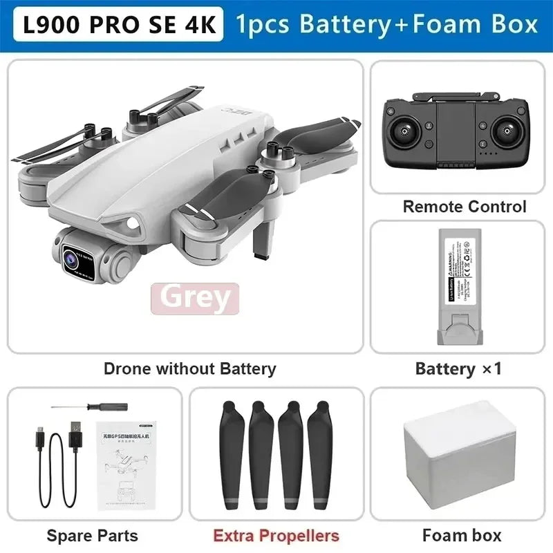 L900 Pro MAX 4K GPS Drone – Brushless Motor