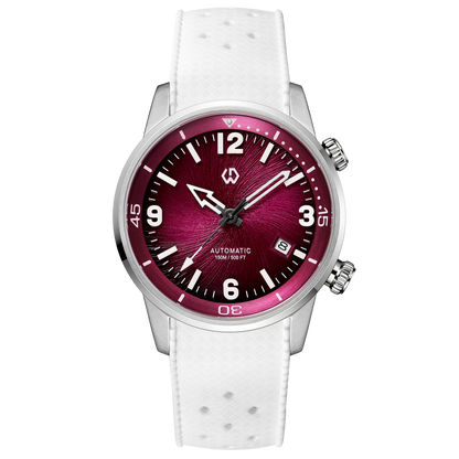 WISHDOIT Automatic Watch – Miyota 8215, Mother-of-Pearl Dial, Ceramic Bezel, Sapphire