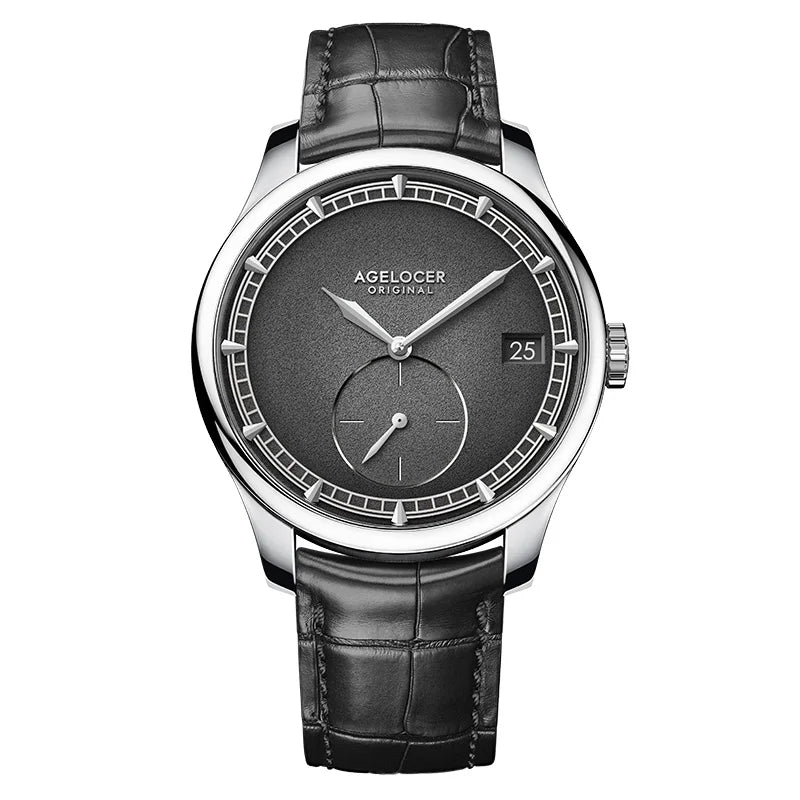 AGELOCER Petite Seconde Automatic Watch – In-House Movement, Luxury Men's Timepiece