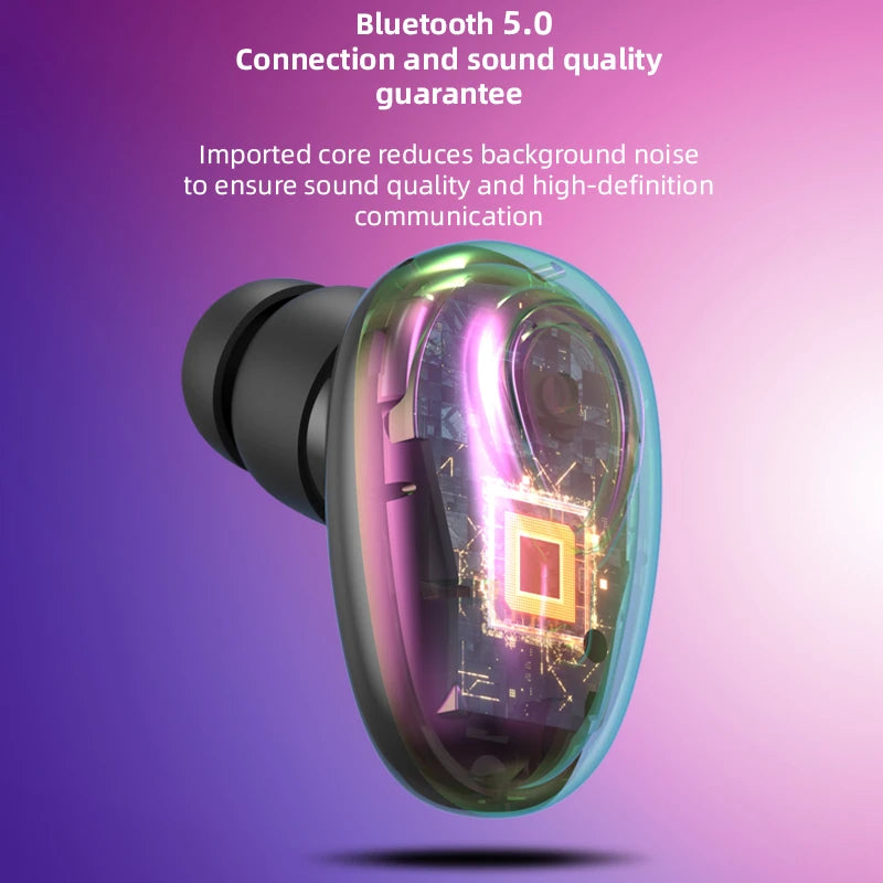 Mini Invisible Earbuds – BT 5.0, HiFi, Gaming