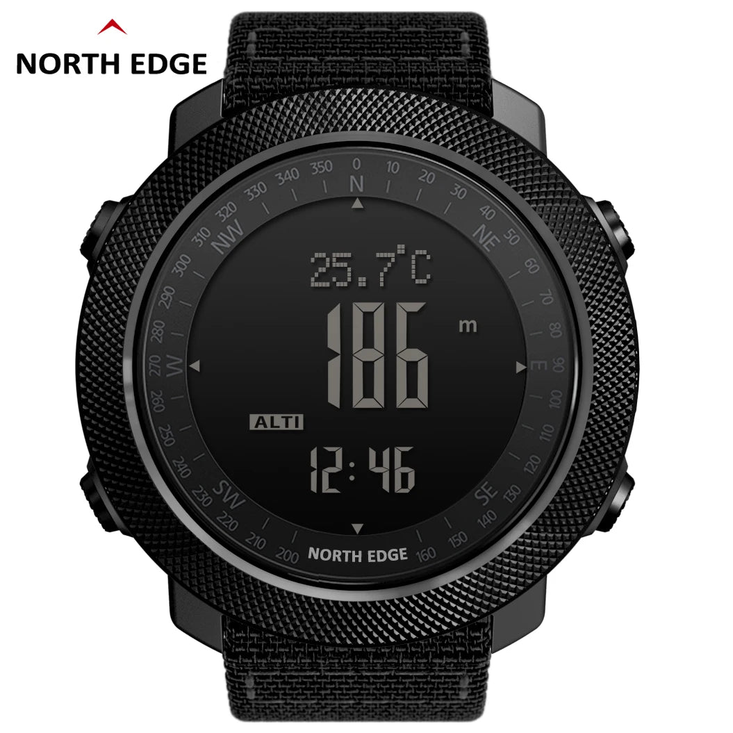 NORTH EDGE Apache 3 Sport Watch — Altimeter, Barometer & Compass