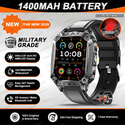 TANK Military GPS Smart Watch | AMOLED 10ATM