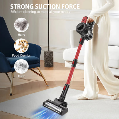 Cordless Stick Vacuum Cleaner | 17000PA 8-in-1 with LED Light