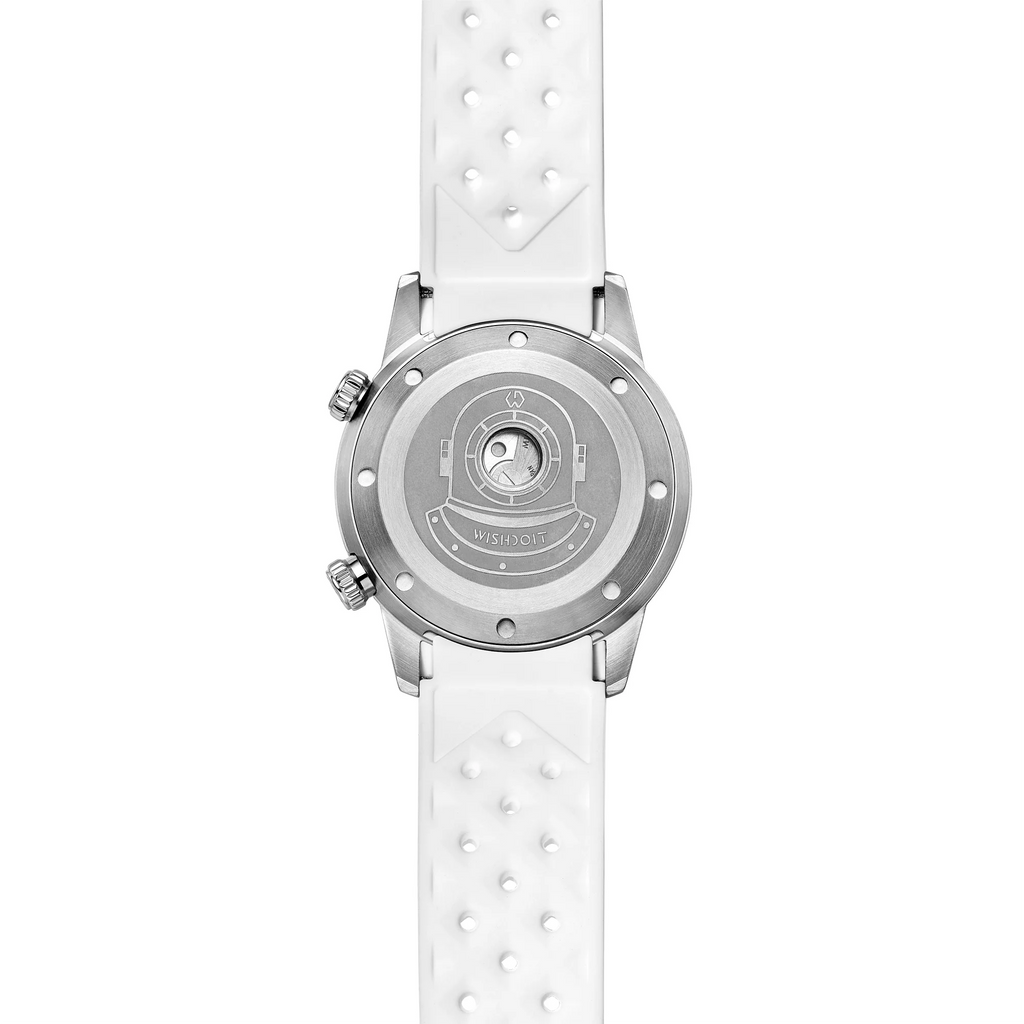 WISHDOIT 2026 Double Crown Auto Mechanical Watch, Radioactive Texture Dial Rotating Inner Shadow Bezel 150M Waterproof