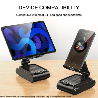 Wireless 5.1 Speaker & Phone Stand – 1500mAh