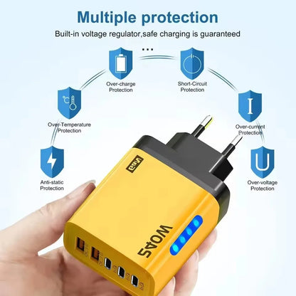 5-in-1 GaN Desktop Charger – 240W Fast Charging