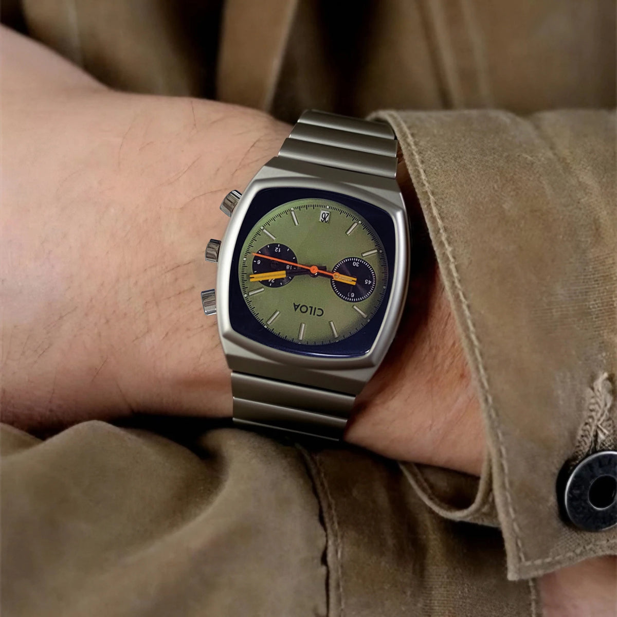 CILOA 503 Stainless Steel Quartz Watch – Business & Casual