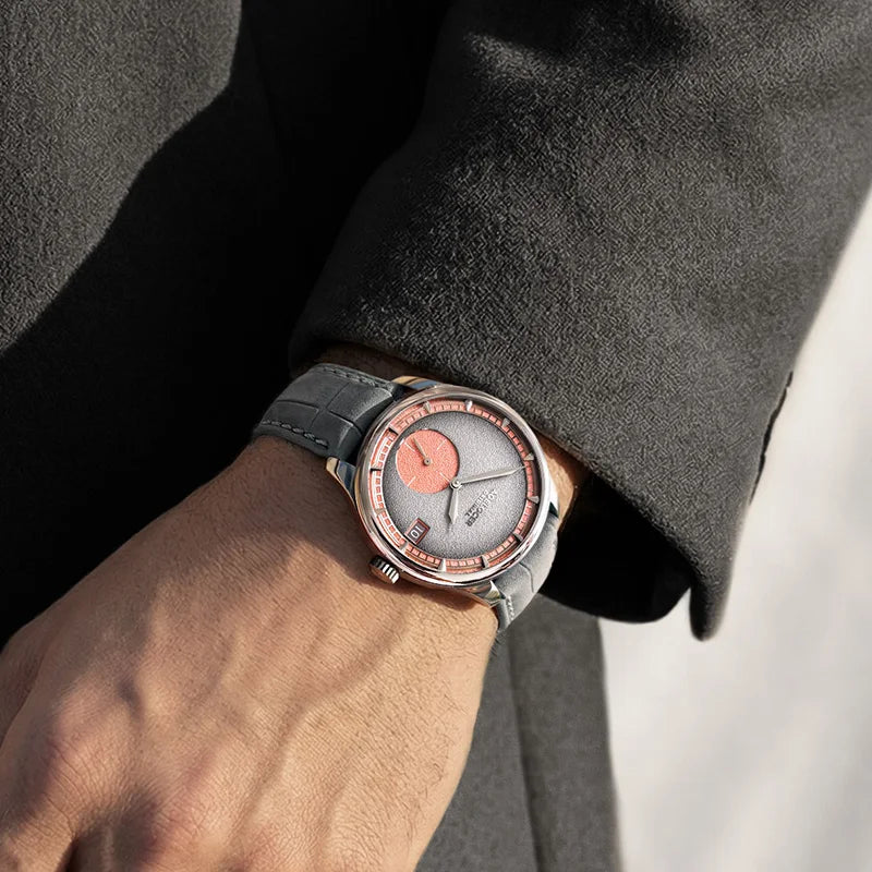 AGELOCER Petite Seconde Automatic Watch – In-House Movement, Luxury Men's Timepiece