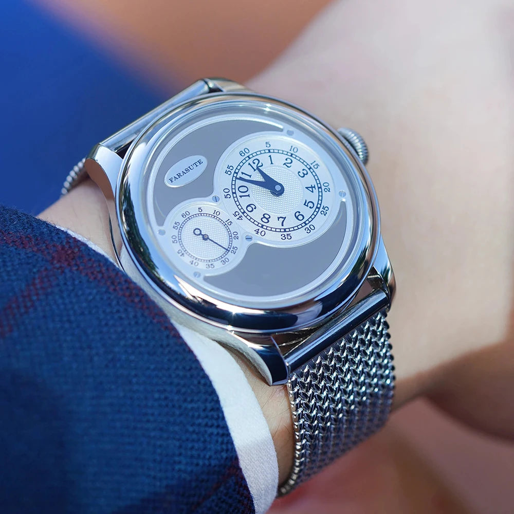 FARASUTE Casual Automatic Mechanical Watch – Sapphire, Stainless Steel, 5Bar