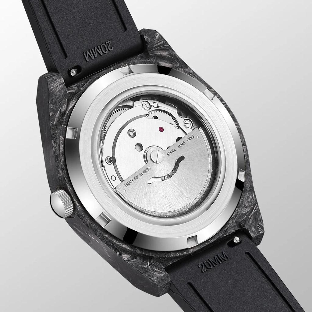 Carbon Fibre Luminous 40mm Automatic Watch Luxury 100m Waterproof Diver Watches Automatic Men Watch Japan Miyota 8215 Movement