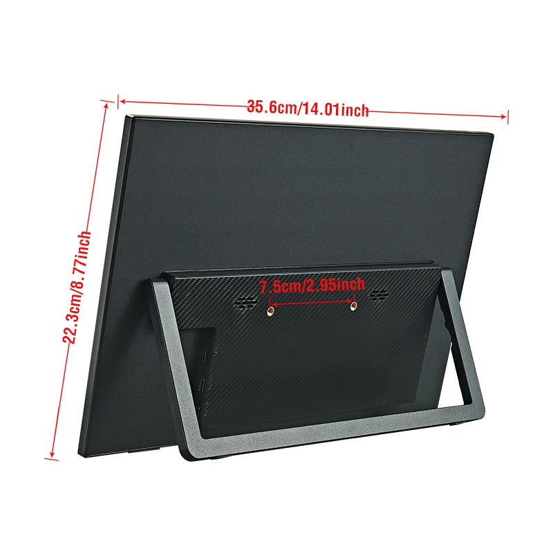 Anmite 15.6" Portable Touch Monitor – 1080P HDR, USB-C