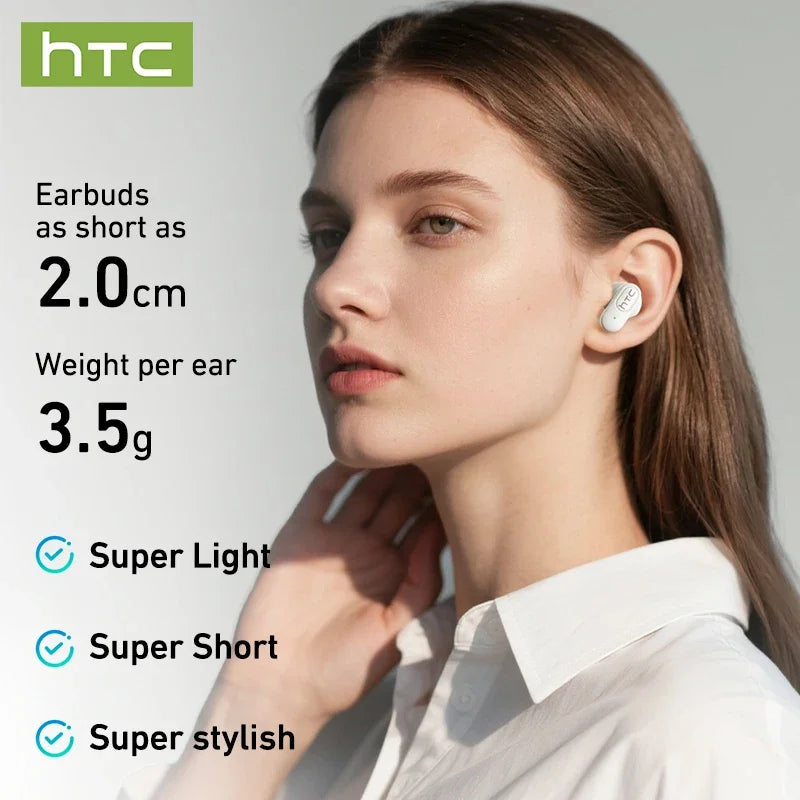 HTC NE51 – AI Translator TWS Earbuds, Ultralight
