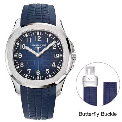 Specht & Söhne Automatic Sport Watch – Green Sapphire, 50M