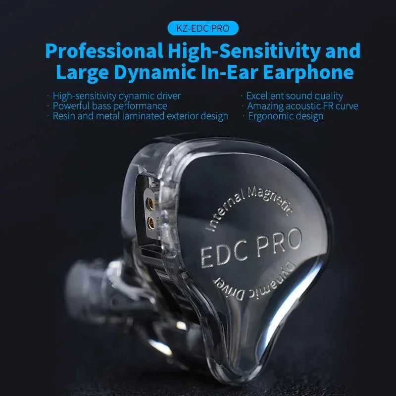 KZ EDC Pro – HiFi Wired In-Ear Monitor
