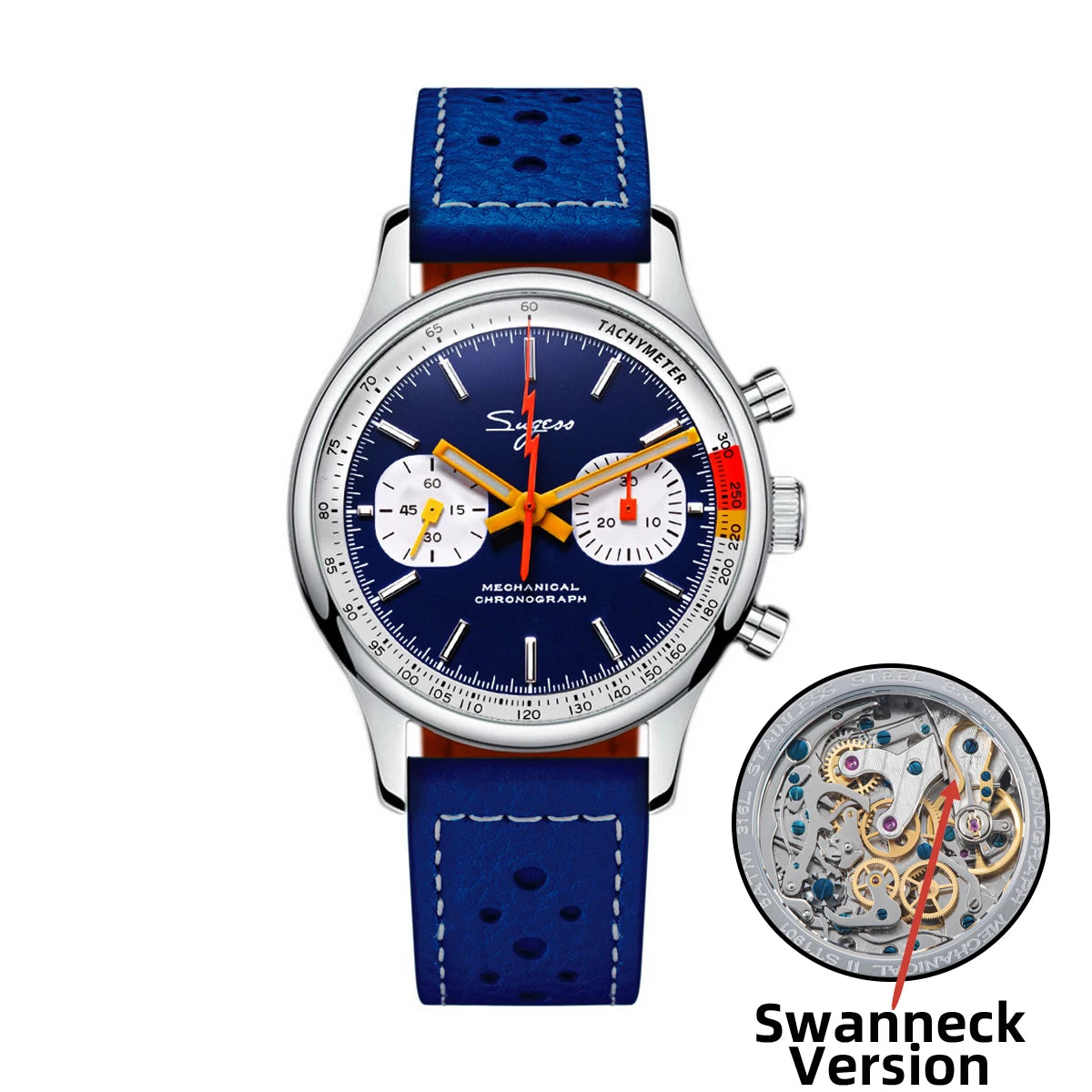 Sugess Pilot Chronograph Watch – ST19 Swanneck Movement