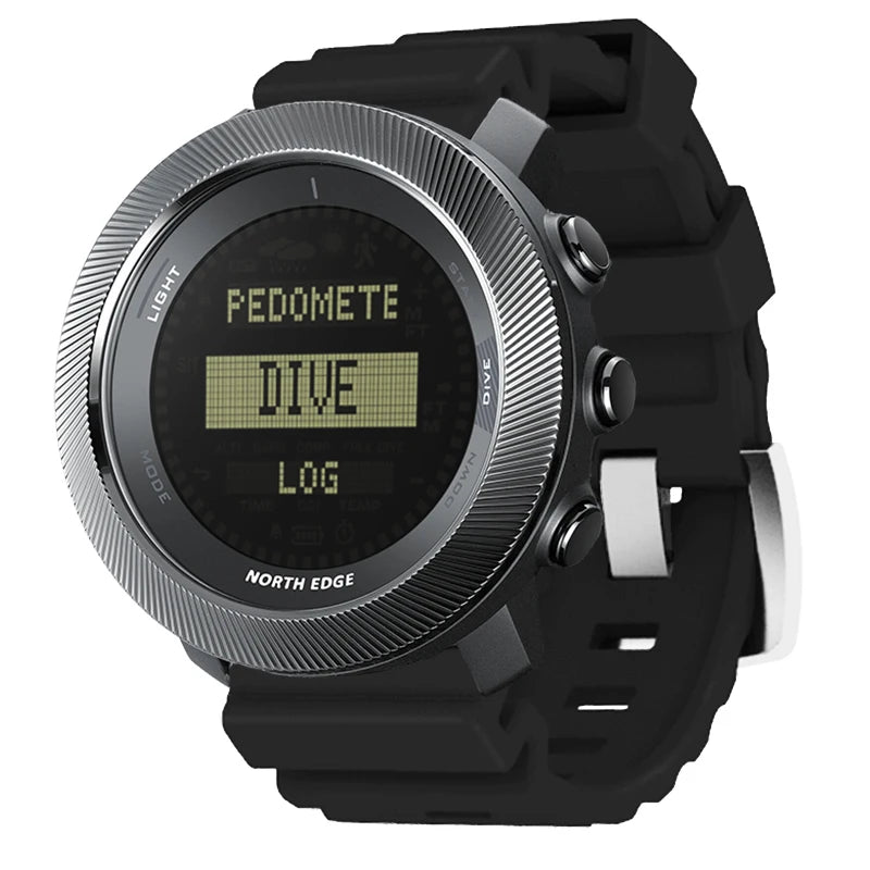 NORTH EDGE APACHE-D Free Dive Watch – 100M Waterproof