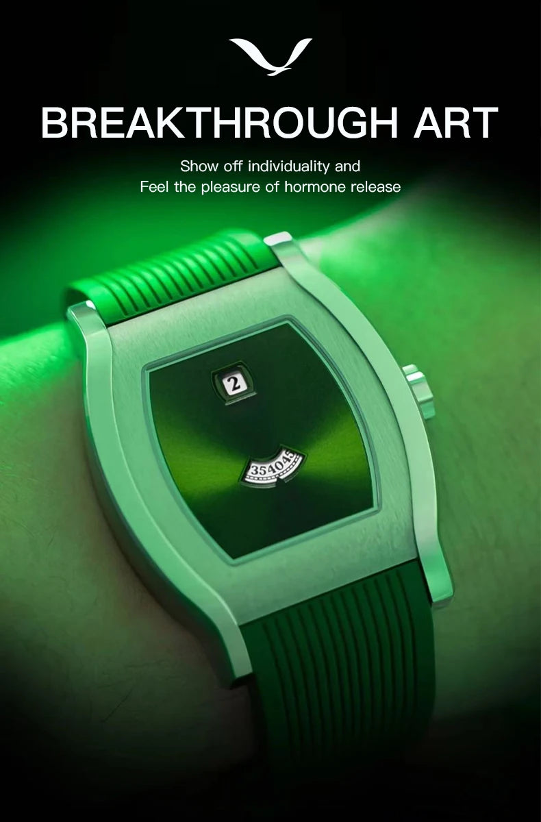 Specht & Söhne Jump Hour Automatic Mechanical Watch – Sapphire Crystal