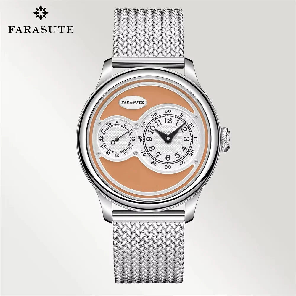 FARASUTE Casual Automatic Mechanical Watch – Sapphire, Stainless Steel, 5Bar