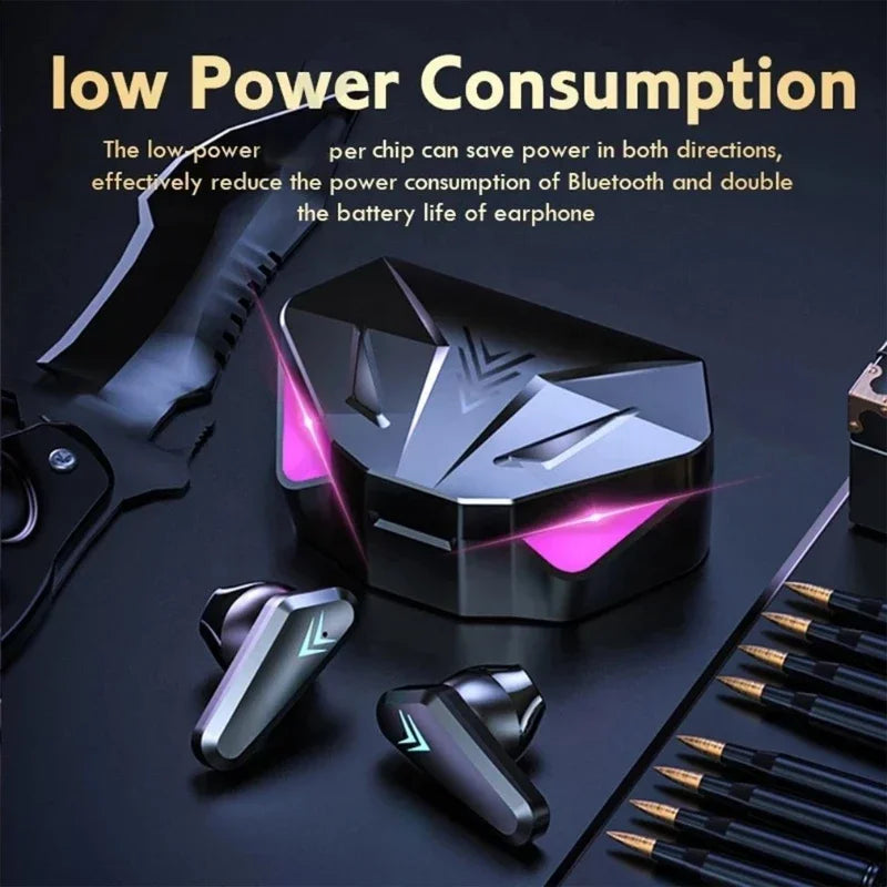 X15 TWS Wireless Earbuds – LED Charging Case, Built-in Mic, Touch Control