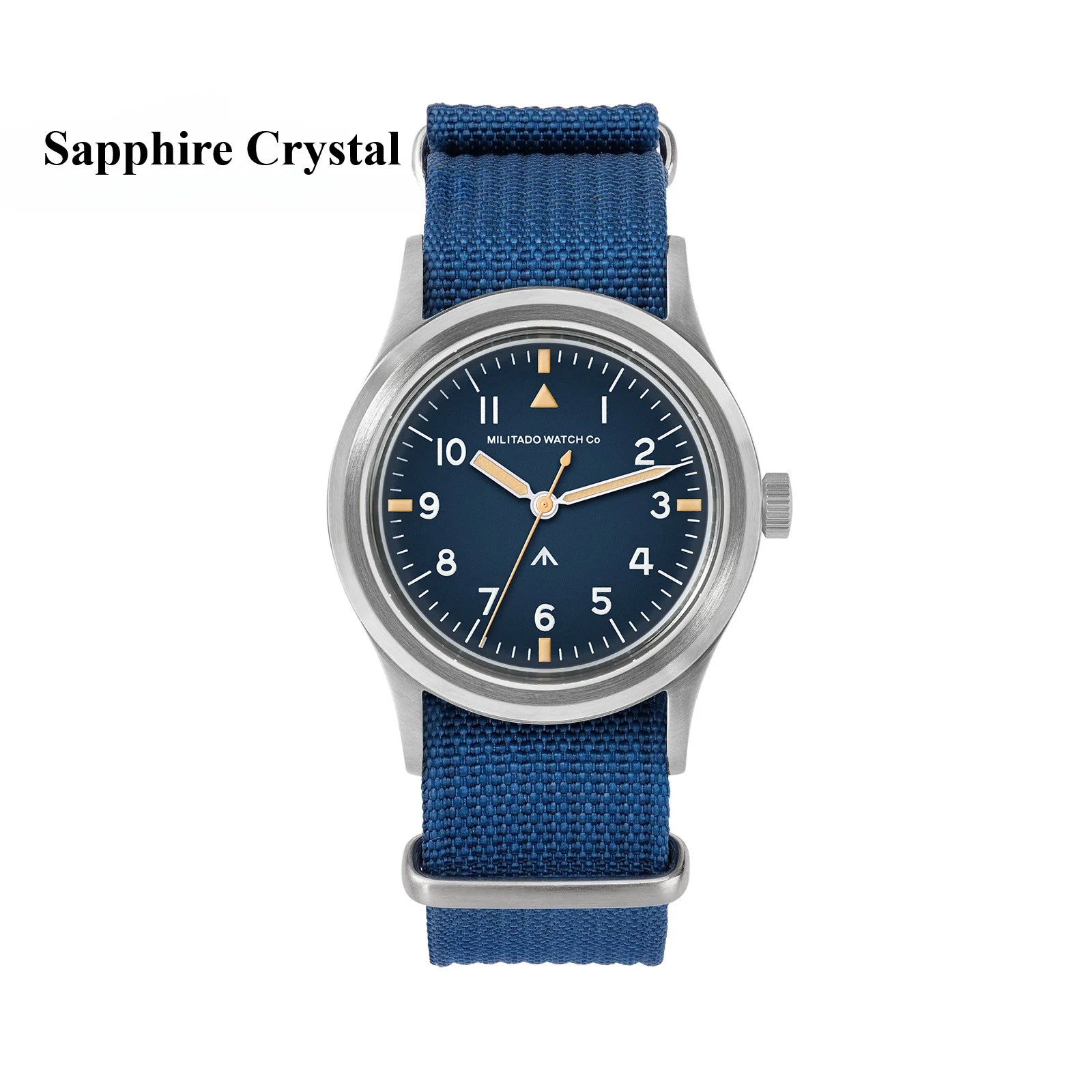 Militado ML14 36mm Watch VH31 Sweep Second Quartz Movement Watch Sapphire Crystal Super Luminous BGW9 C3 100m Waterproof Watches