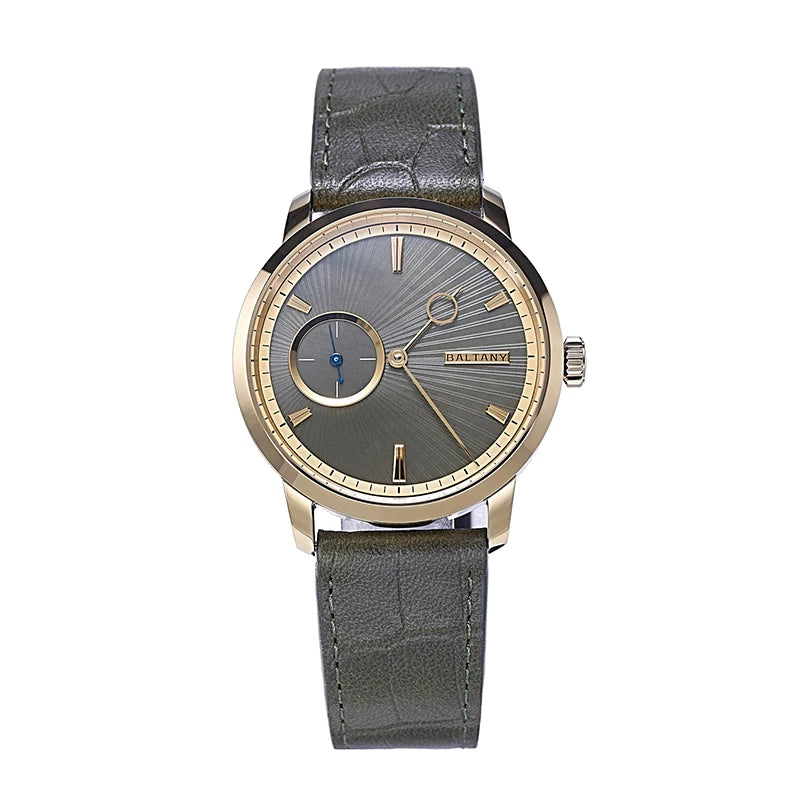 Baltany S4128 Micro-Rotor Automatic Watch – MOP Dial, Sapphire, Exhibition Caseback