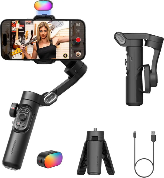 AOCHUAN Smart XE 3-Axis Gimbal Stabilizer – iPhone & Android