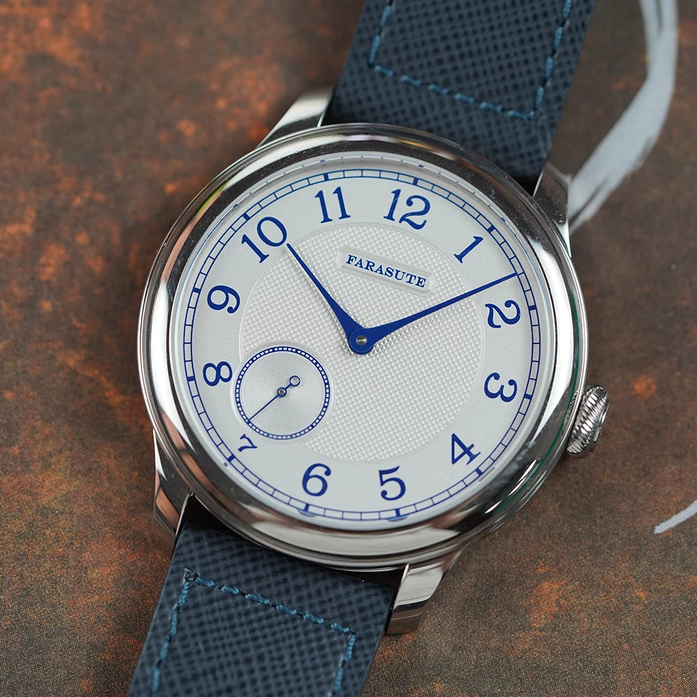 FARASUTE Retro Manual Mechanical Watch – 80-Hour Power Reserve, Small Seconds